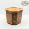 Handmade clay flower-patterned flowerpot by Mr. Potter, perfect for home decor and gardening.